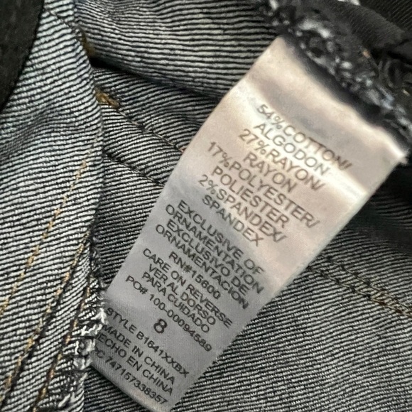 Democracy "Ab" Technology Dark Wash Skinny Jean - Size 8 (30") - Picture 12 of 12